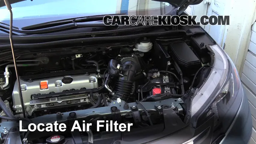 2012 Honda CR-V EX-L 2.4L 4 Cyl. Air Filter (Engine) Replace